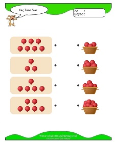Kaç Tane Var Çalışma Sayfaları